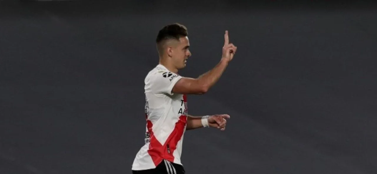 Rafael Santos Borré, delantero de River Plate/ AFP