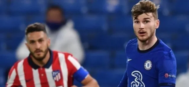 Timo Werner asistió el gol de Ziyech/ AFP