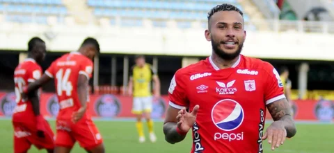 Duván Vergara, la figura del partido frente a Alianza Petrolera. / Foto: VizzorImage - José Martínez