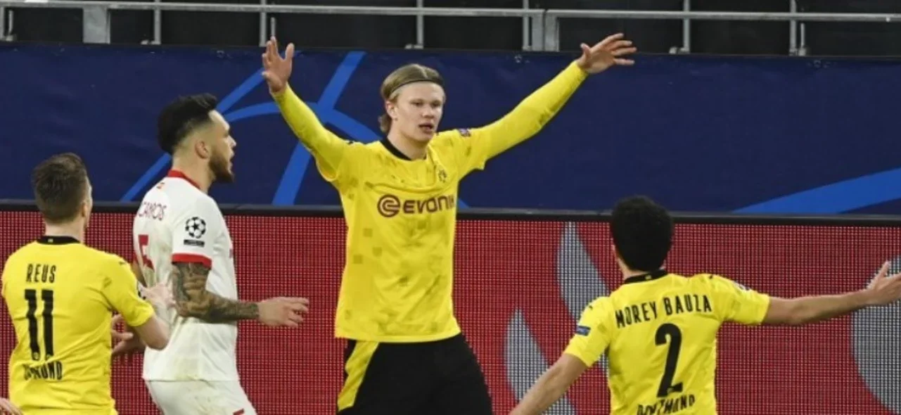 Erling Haaland, goleador de Borussia Dortmund/ AFP