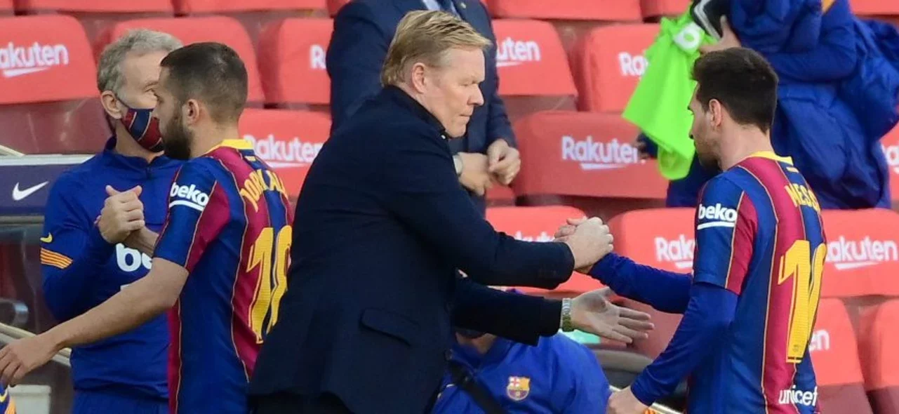 Ronald Koeman, técnico de Barcelona / AFP