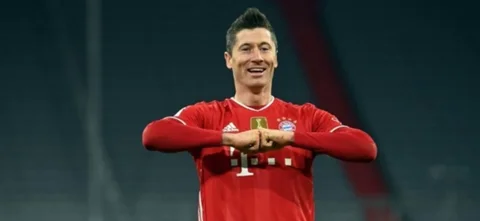 Robert Lewandowski, goleador de la Bundesliga/ AFP