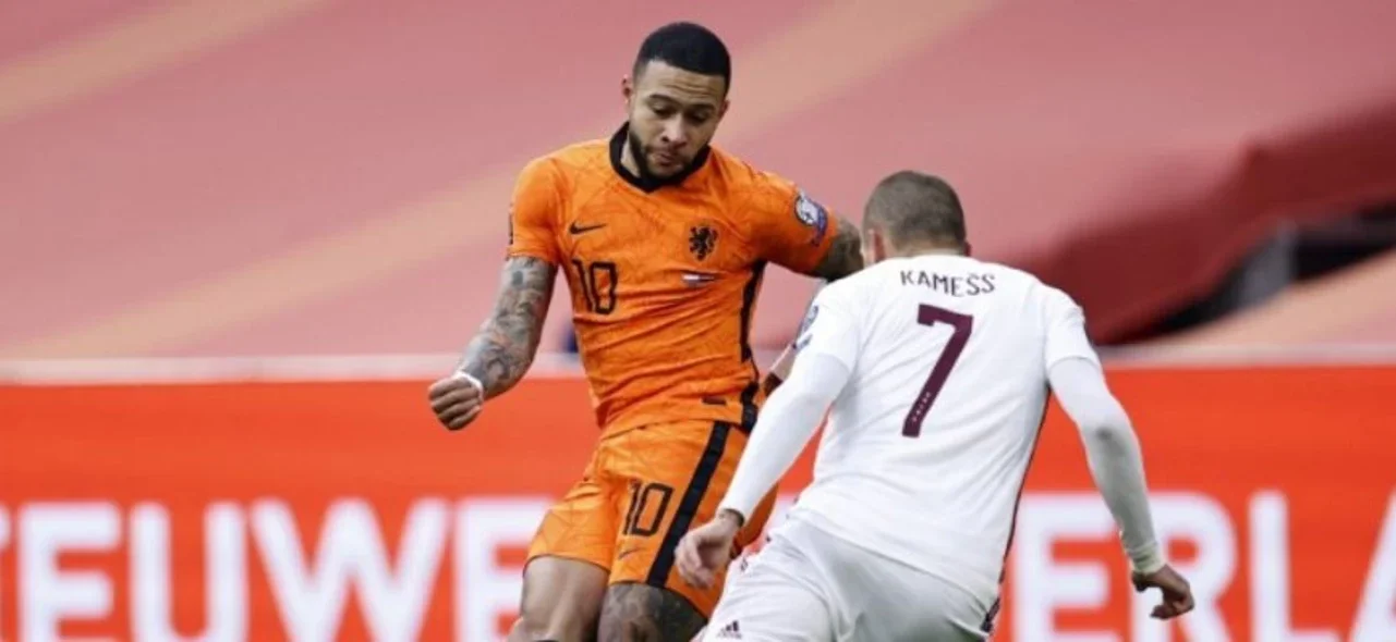 Memphis Depay, figura de Holanda/ AFP