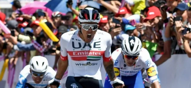 Juan Sebastián Molano, ciclista del Team Emirates/AFP