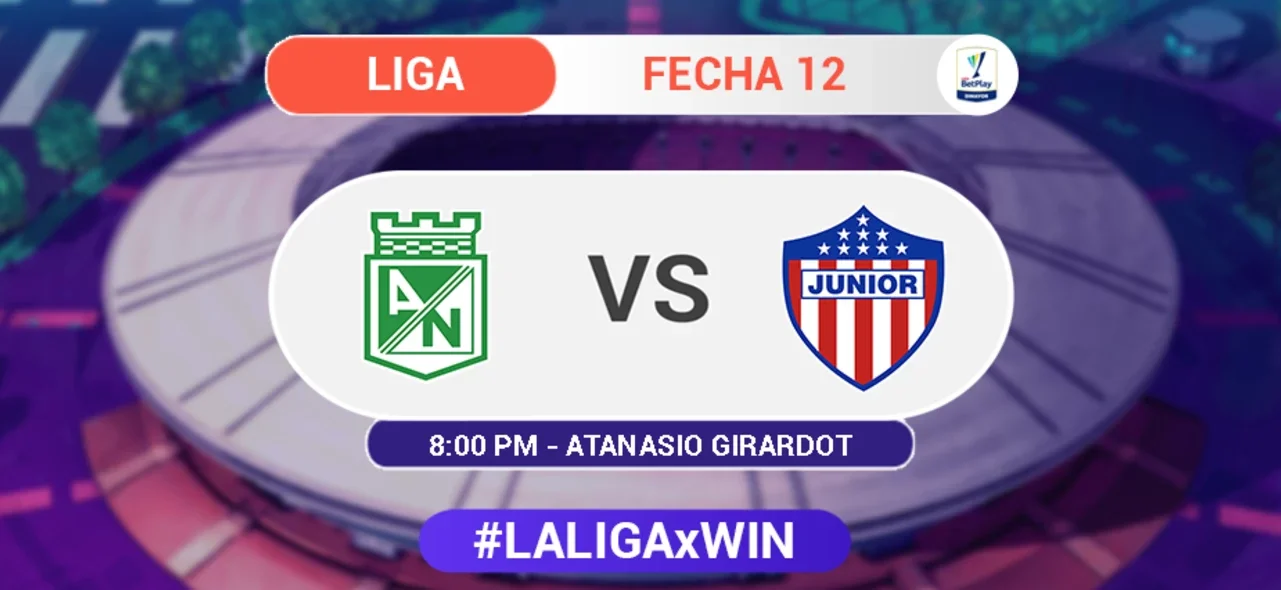 Nacional vs. Junior - Liga BetPlay Dimayor