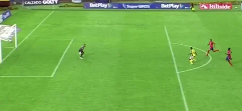 Brayan Gil tuvo la opción más clara de anotar frente a Pasto.