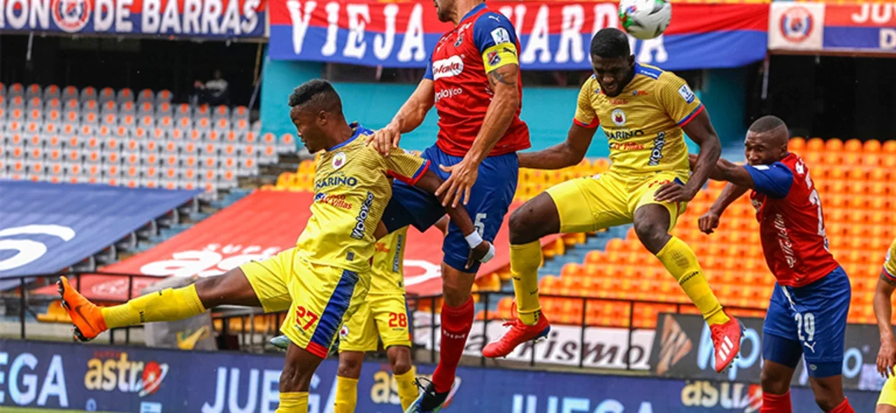 Medellín y Pasto empataron 2-2