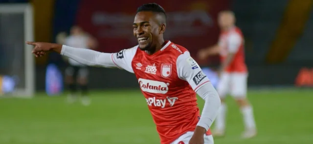 Santa Fe recibe a Once Caldas en la fecha 14 de la Liga. / Foto: VizzorImage - Samuel Norato