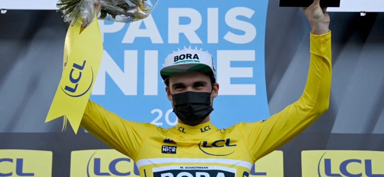 Maximilian Schachmann, campeón de la París-Niza / AFP