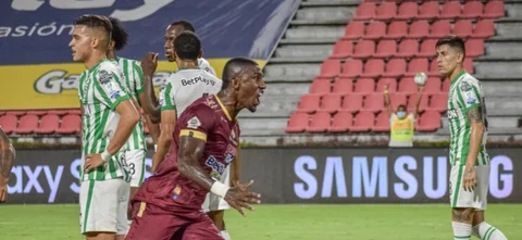 Tolima derrotó 2-1 a Nacional. / Foto: VizzorImage - Joan Orjuela