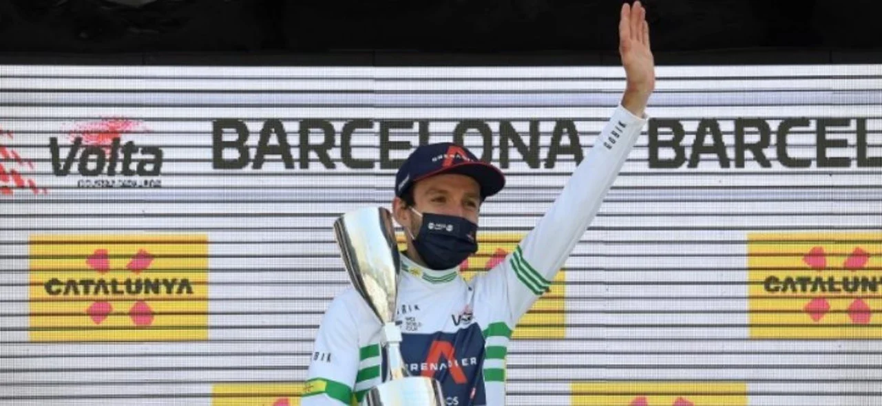 Adam Yates, ciclista británico/ AFP