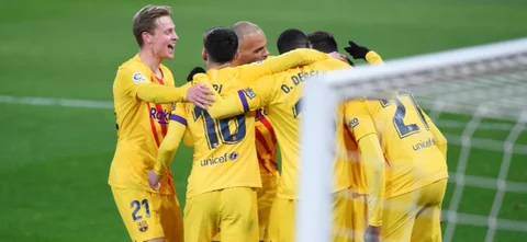 Barcelona celebró en su visita a Osasuna / AFP