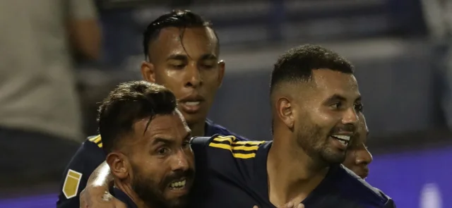 Boca Juniors celebrando la goleada sobre Vélez / Foto AFP