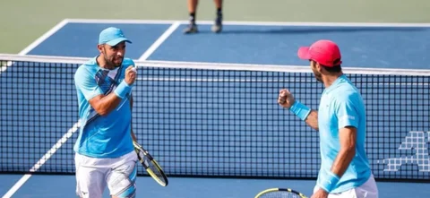 Cabal y Farah en el Dubai Duty Free Championships / Foto Dubai Duty Free Championships.