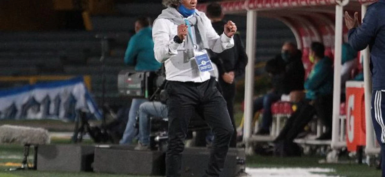 Habla Alberto Gamero, técnico de Millonarios / Foto: VizzorImage / Felipe Caicedo