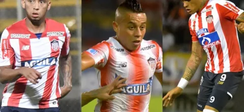 Jarlan, Vladimir y Álvez recordarán su paso por Junior / Fotos VizzorImage