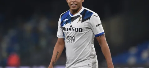 Luis Fernando Muriel celebró en el triunfo de Atalanta sobre Spezia / Foto AFP
