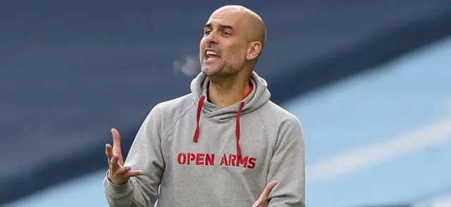 Pep Guardiola, técnico de Manchester City / AFP
