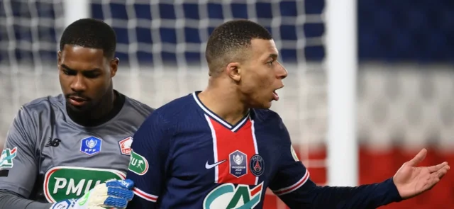 Mbappé marcó doblete en la clasificación de PSG / Foto AFP