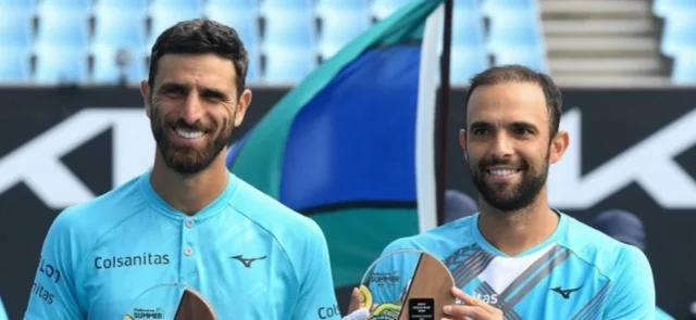 Robert Farah y Juan Sebastián Cabal, tenistas colombianos/ AFP