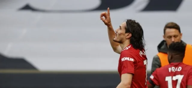 Edinson Cavani llegó a 7 goles en la Premier League/ AFP