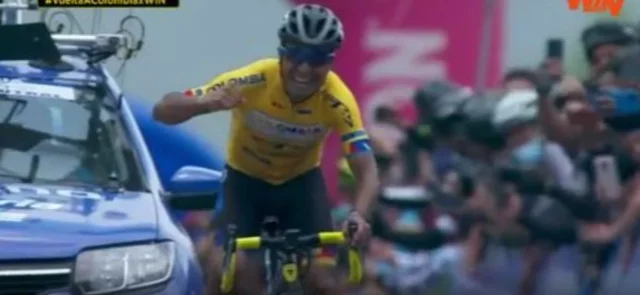 Darwin Atapuma, ciclista del Team Colombia Tierra de Atletas
