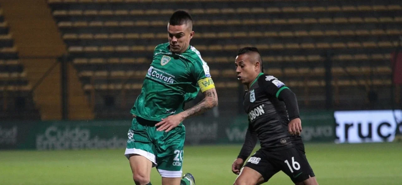 La Equidad derrotó 1-0 a Nacional en Techo. / Foto: VizzorImage - Samuel Norato