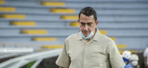 Alexandre Guimaraes, entrenador de Nacional/ Vizzorimage - Juan Torres