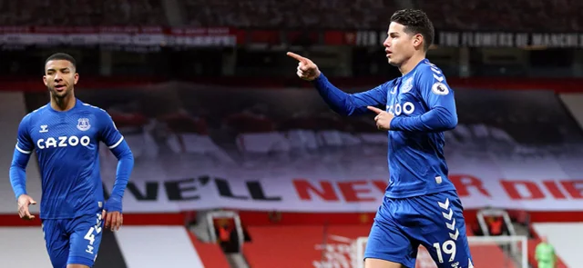 James está disponible para el partido frente a Crystal Palace. / Foto: AFP