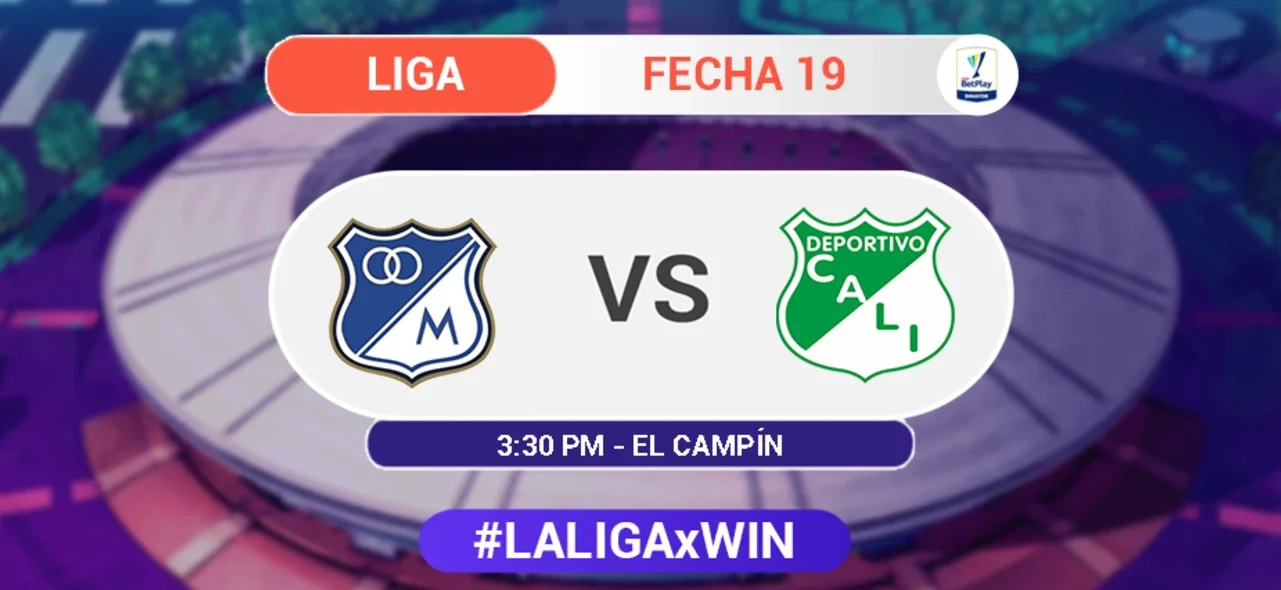 Millonarios vs. Cali - Liga BetPlay Dimayor