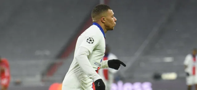 Mbappé marcó doblete en la victoria frente a Bayern Múnich. / Foto: AFP