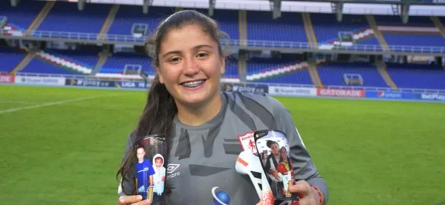 Natalia Giraldo, arquera de América/ Foto de América de Cali Femenino
