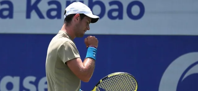 Nicolás Mejía, semifinalista en el Challenger de Salinas. / Foto: Cortesía.