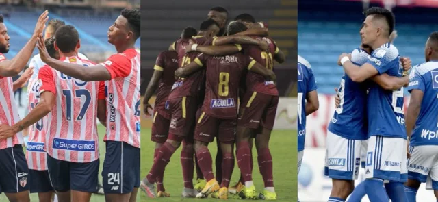 Junior, Tolima y Millonarios, entre los 35 mejores clubes del ranking de equipos en Sudamerica. / Fotos: VizzorImage