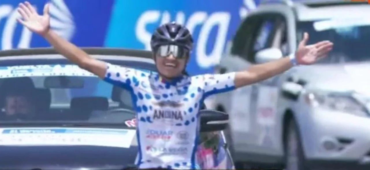 Yesid Pira, ganador de la Etapa 4 de la Vuelta a Colombia
