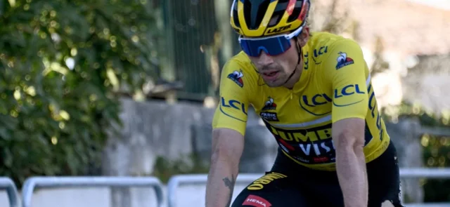 Primoz Roglic, líder de la Vuelta al País Vasco. / Foto: AFP
