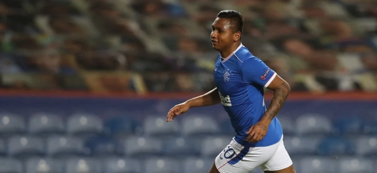 Alfredo Morelos, campeón con Rangers en Escocia / Foto AFP