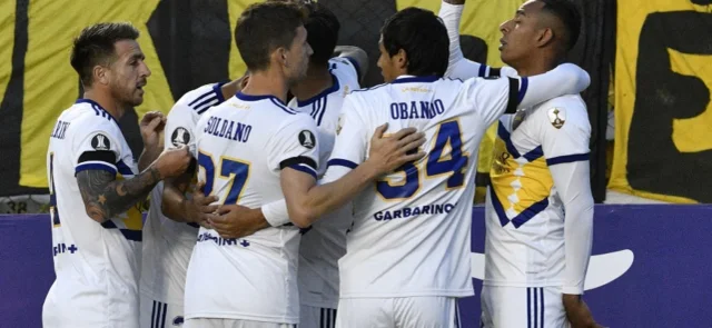 Boca Juniors celebrando un nuevo triunfo / Foto AFP