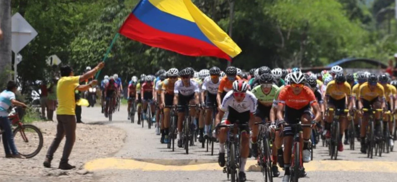 Luis Chía ganó la etapa 2 de la Vuelta a Colombia / Foto: Fedeciclismo