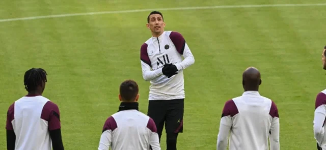Entrenamiento previo de PSG para el partido de Champions / Foto AFP