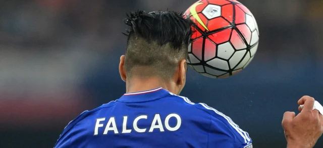 Falcao en juego de Premier con Chelsea / Foto AFP