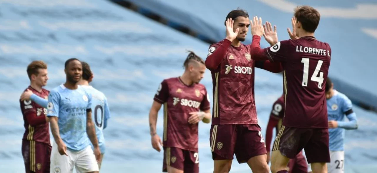 Leeds se impuso a Manchester City / AFP