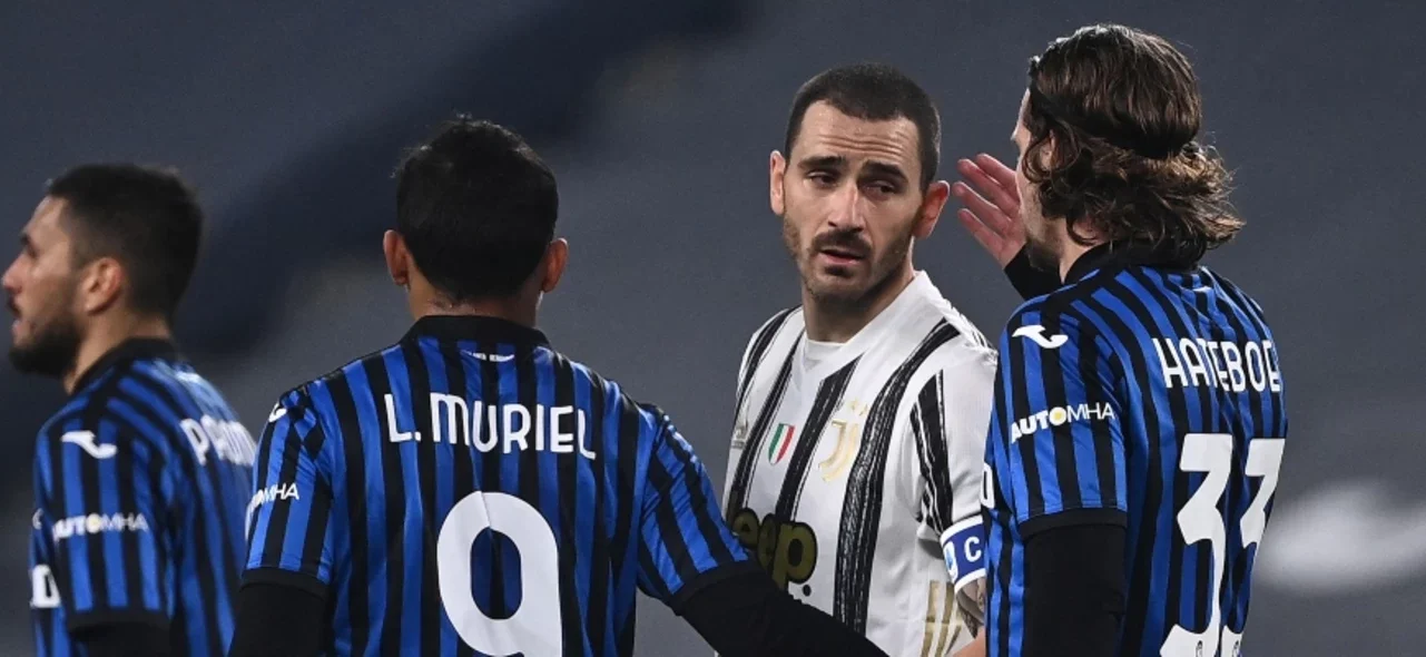 Muriel en juego ante Juventus por Copa / Foto AFP