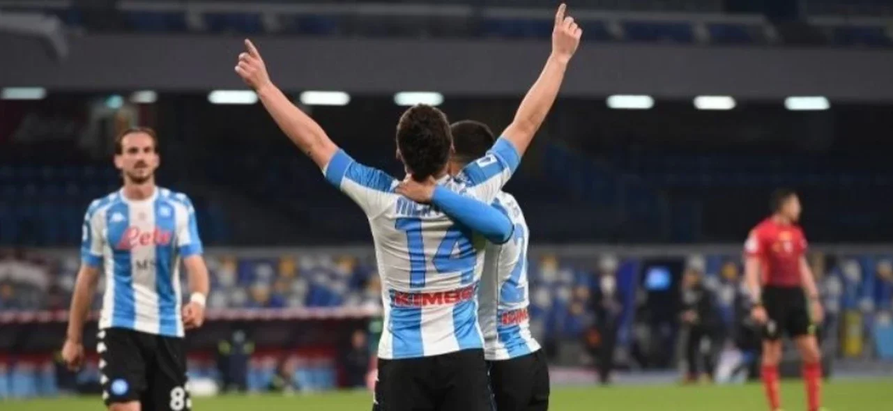 Nápoli celebró por goleada / AFP