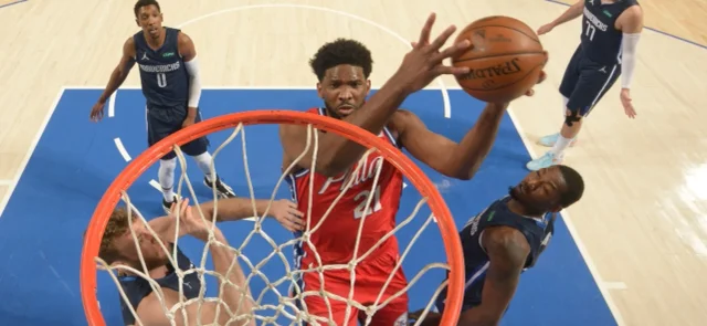 Embiid anotó 36 puntos en el triunfo de 76ers. / Foto: AFP