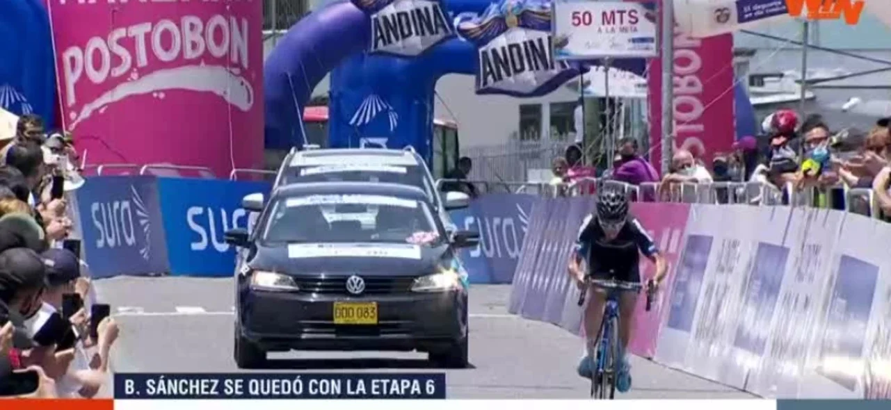 Sánchez, ganador de la etapa 7 de la Vuelta a Colombia