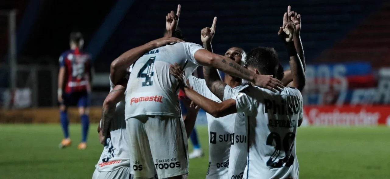 Santos puso un pie en la fase de grupos de la Libertadores / AFP