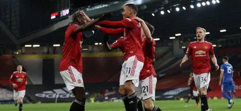 Rashford y Greenwood marcaron los goles de Manchester United / AFP