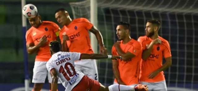 América sumó su primer punto en la Copa Libertadores. / Foto: AFP