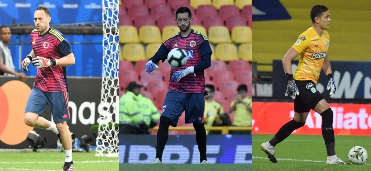 David Ospina, Camilo Vargas y Aldair Quintana son los arqueros convicados para los partidos de eliminatorias: Fotos: / Vizzorimage - Julian Medina, Gabriel Aponte y Pablo Bohorquez